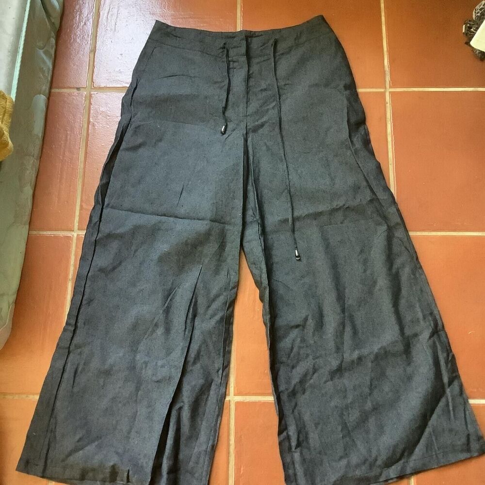 Vonda trousers gray grey size xl extra large pants drawstring